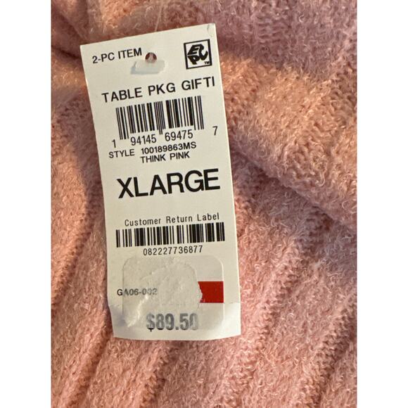 Brand New State of Day intimates Women's Size XL Think Pink Cozy Lounge Set - Picture 7 of 9